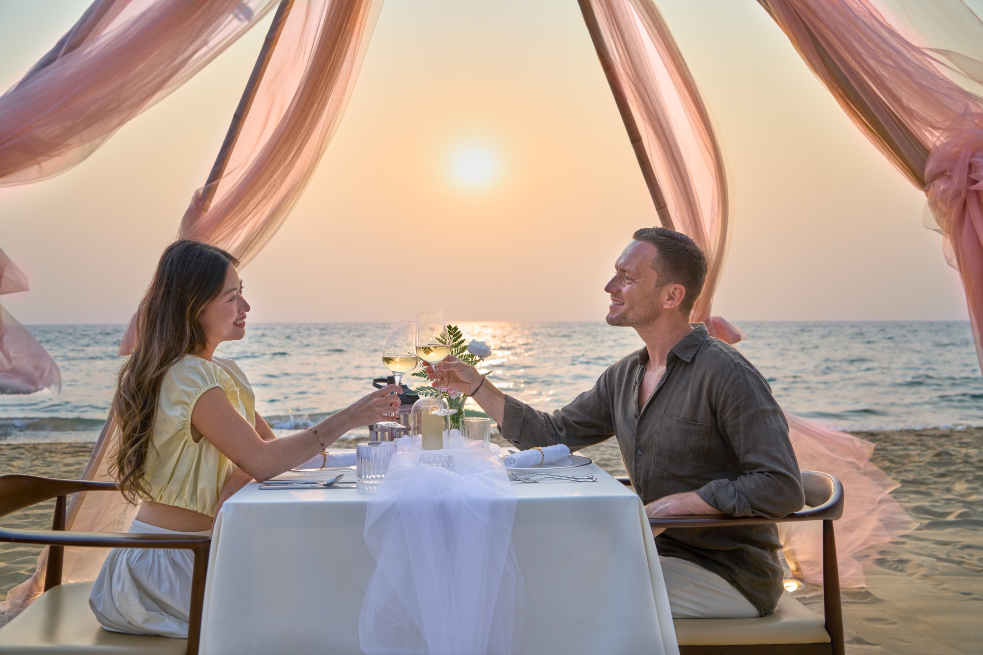 Romantic Dinner On The Beach